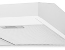 Extractor Purificador De Cocina 3v Luz Led 120w Doble Filtro Blanco