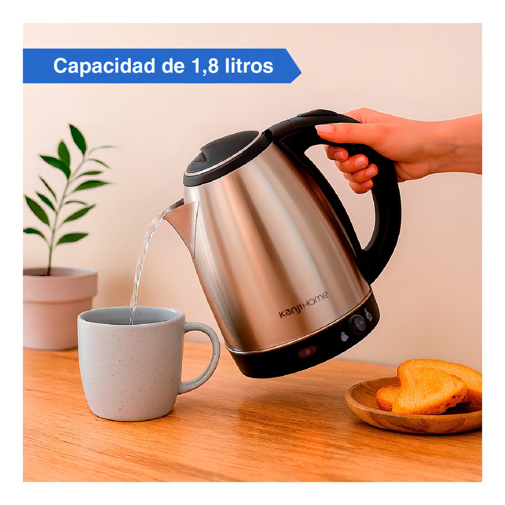Pava Eléctrica Kanjihome Kjh-pe15002m 1500w 1.8 Mate