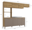 KIT COCINA COMPACTA KAPPESBERG L780A NGFE C/ MESADA