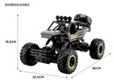 Camioneta 4x4 Gadnic 1:12 Control Remoto Todo Terreno Negro