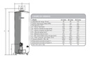 Termotanque A Gas Sherman Tpgp050msh13 Multigas 50l Pie Blanco