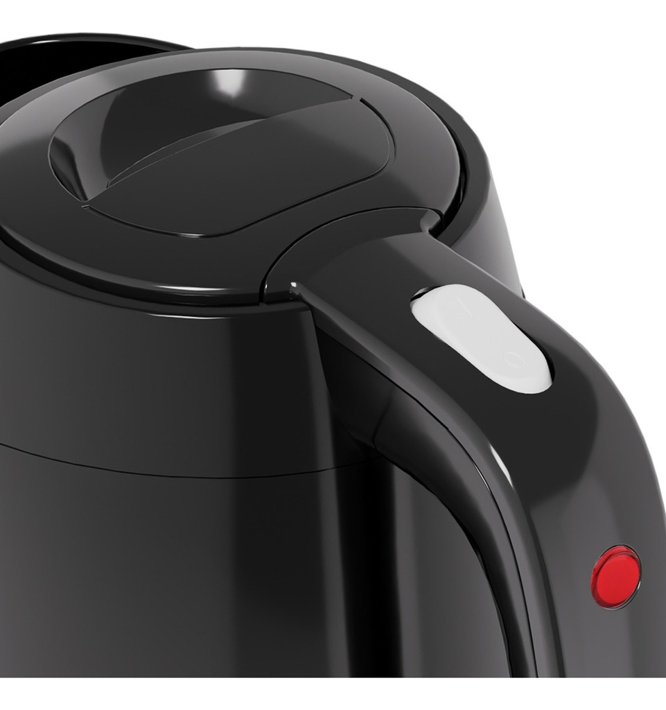 Pava Electrica Master Chef Mc-k3702n 1.7 L Negra Regulable Negro