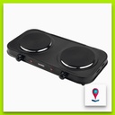 Anafe Electrico Sansei Ansn2cbp 2 Hornallas Negro Negro
