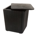 SET REPOSERAS GARDEN LIFE DUBAI X2 V7603 + MESA CAPRI NEGRA