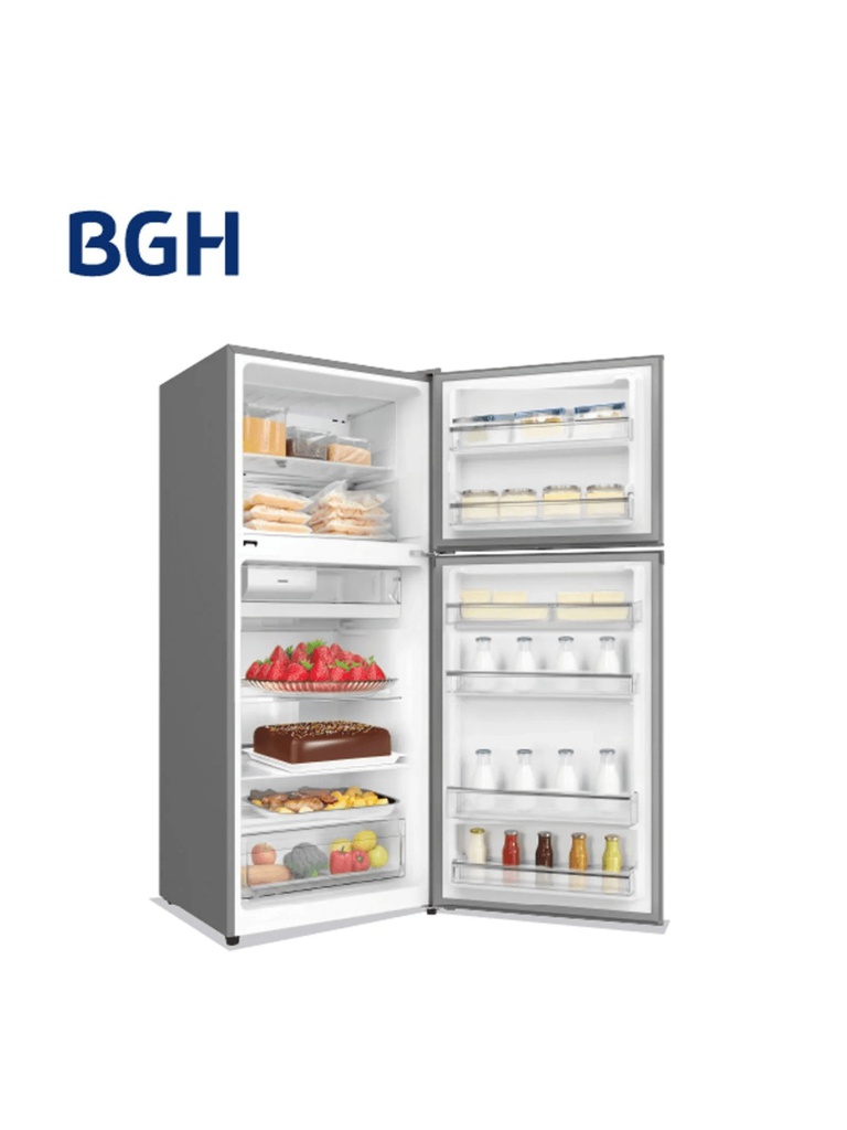 HELADERA BGH BRT405I1A INVERTER 404 LT NO FROST NOX