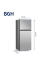 HELADERA BGH BRT405I1A INVERTER 404 LT NO FROST NOX