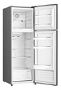 Heladera Briket No Frost 268l Freezer Superior 2 Puertas Gris Oscuro