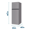 HELADERA PHILCO PHCT260X 260L CICLICA ACERO INOX