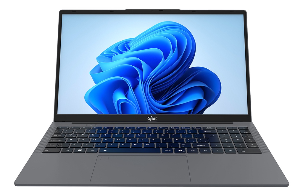 Notebook Gfast N-152 15.6  N4020 4gb 128 Ssd Win 11 Gris Gris