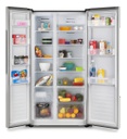 Heladera Sbs Philco Phsb555xt 555l No Frost Inox Plateado