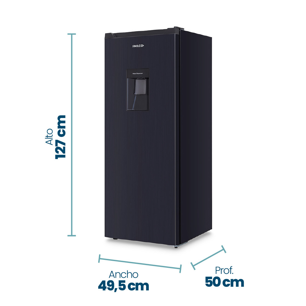 HELADERA PHILCO PHSD170XD 170L CICLICA C/DISPENSER