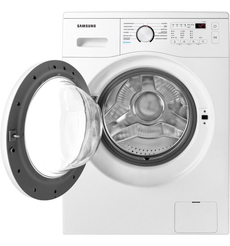 Lavarropas Samsung 6.5 K Ww65a4000ee Frontal Blanco Blanco