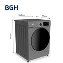 LAVARROPAS BGH BWFE08S24AR 8KG INVERTER SILVER