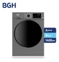 Lavarropas Bgh Bwfe08s24ar 8kg Carga Frontal Inverter Silver Gris Oscuro