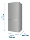 Heladera Inverter Philco Phnc417xi 347l No Frost Inox Acero Inoxidable