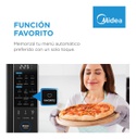 Microondas Midea 29 L Digital Con Grill Gris Basalto
