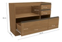 Bajo Mesada Kappesberg Maxxi G746-cn 120cm Canela Canela