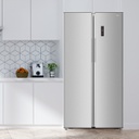 Heladera Bgh Brs400i1a Sbs 397l No Frost Inverter Inox Gris