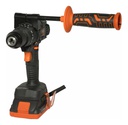 Taladro Lusqtoff Til80-9bk A Bateria Con Percutor 13mm Negro