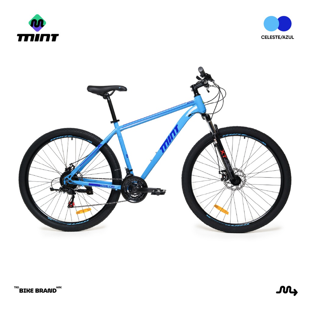 Bicicleta Mtb Mint Astro Talle M/l R29 21 Vel Celeste Azul Celeste 19  