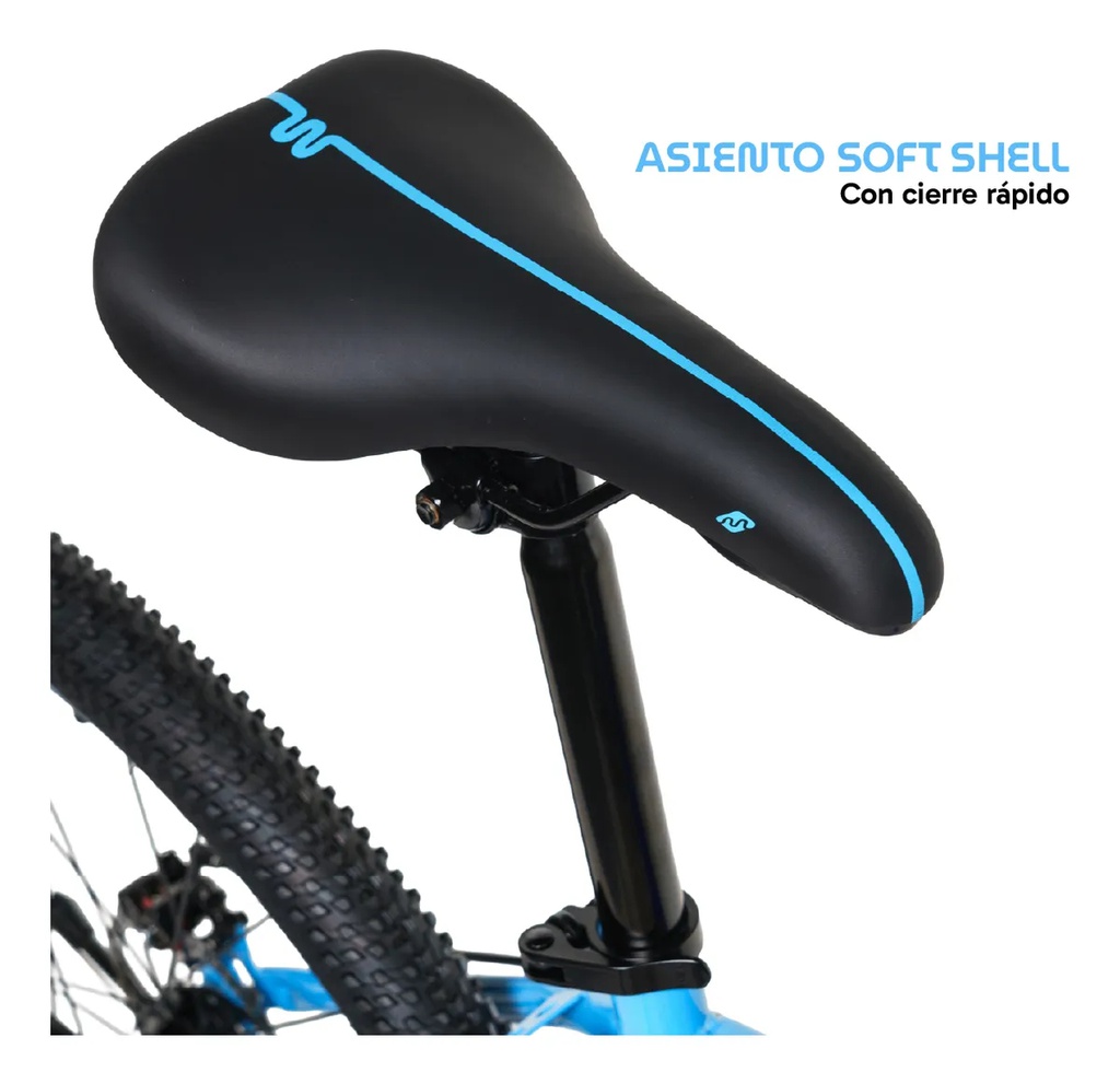 Bicicleta Mtb Mint Astro Talle M/l R29 21 Vel Celeste Azul Celeste 19  