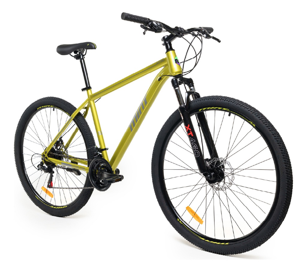 Bicicleta Rodado 29 Mint Delivery Montaña Urbana Talle M/l 21v 19 Economica Amarillo