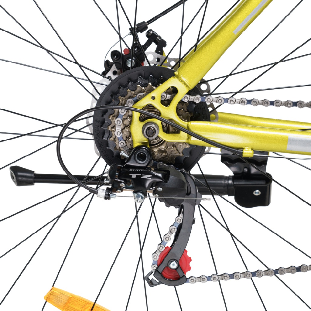 Bicicleta Rodado 29 Mint Delivery Montaña Urbana Talle M/l 21v 19 Economica Amarillo