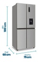Heladera Philco Phsb470xd2 Acero 385 Litros No Frost Inve Plateado