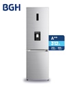 Heladera Inverter No Frost Bgh 312l Brc330i1a Inox Gris