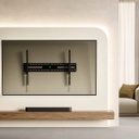 Soporte Tv Led/lcd Curvo 43 A 100 Onebox Inclinable Pared Negro