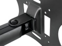 Soporte Tv Movil Led 23 A 43 Brazo Extensible Giratorio Negro