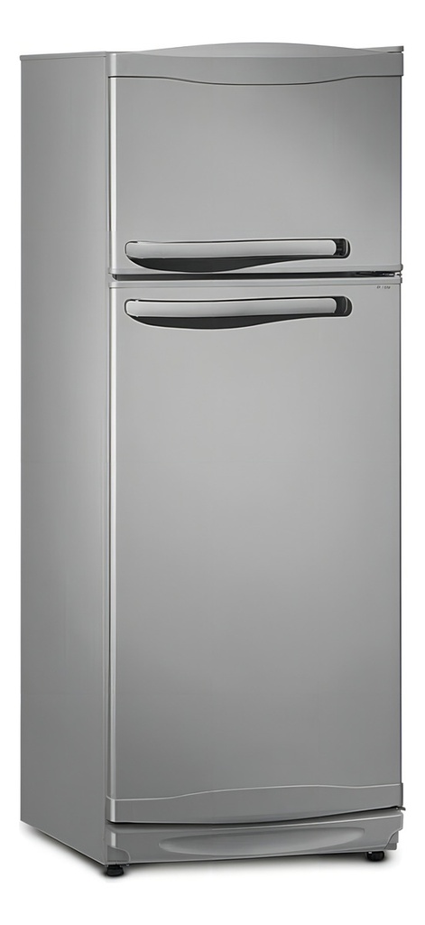 Heladera Bambi Con Freezer 2f1200pa 239 Lts Silver Gris