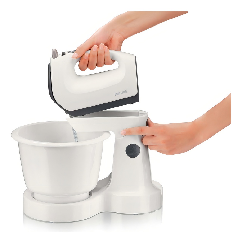 Batidora De Mano Philips Hr7200/02 400w Blanca Blanco