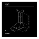 Campana Purificadora Tst Traful 60 Cm Pared Negro Negro
