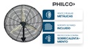 Ventilador De Pared Philco Vtip2623p 26p 180w 3 Velocidades Negro Plateado Plástico 3