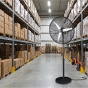 Ventilador De Pie Philco Vpip2623p 26  Industrial 66.04 Cm 50hz/60hz Negro Plateado Metal 3