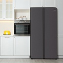 Heladera Philco Side By Side Phsb450n No Frost 428l Negra Negro