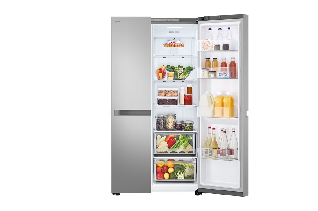 HELADERA LG GS66MPPT SBS 658L INVERTER INOX
