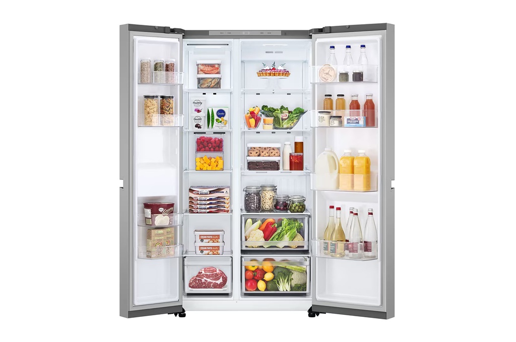 HELADERA LG GS66MPPT SBS 658L INVERTER INOX