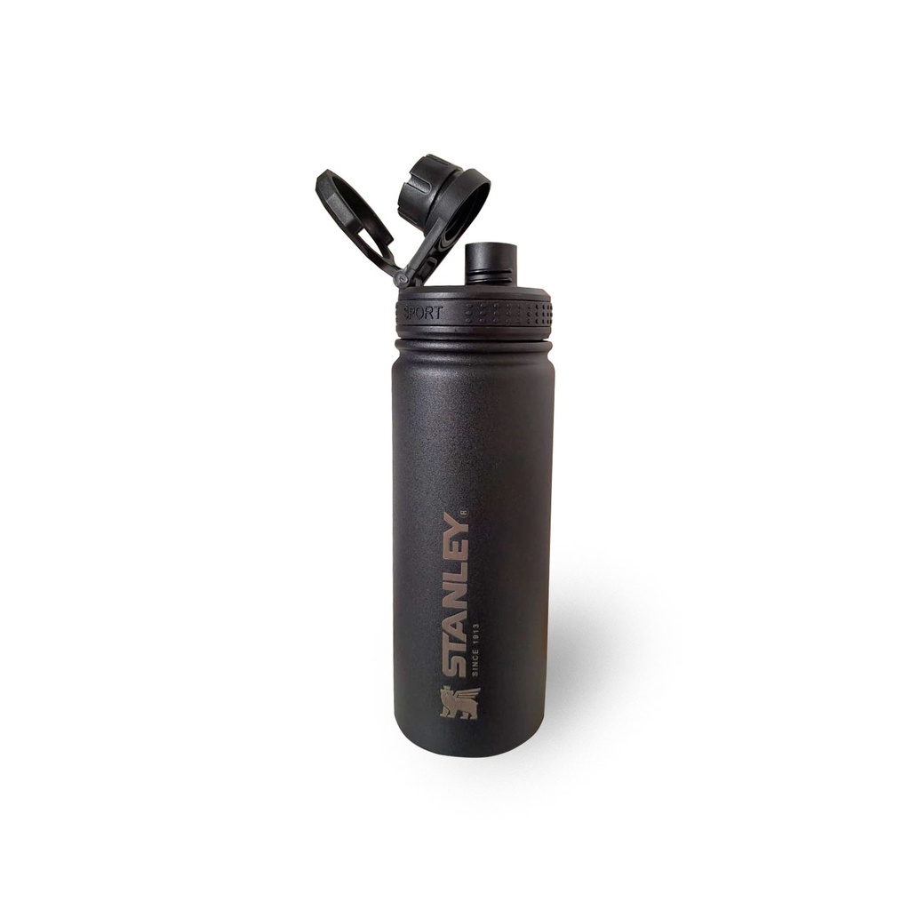 BOTELLA TERMICA STANLEY0,65 LTS. NEGRA