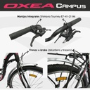 BICICLETA OXEA CAMPUS DAMA R26 NEGRA/ROSA