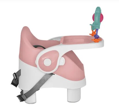 SILLA DE COMER CARESTINO BOOSTER SL003-ROSA