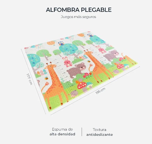 ALFOMBRA PLEGABLE CARESTINO 177X195 AVENTURA AL303-AV