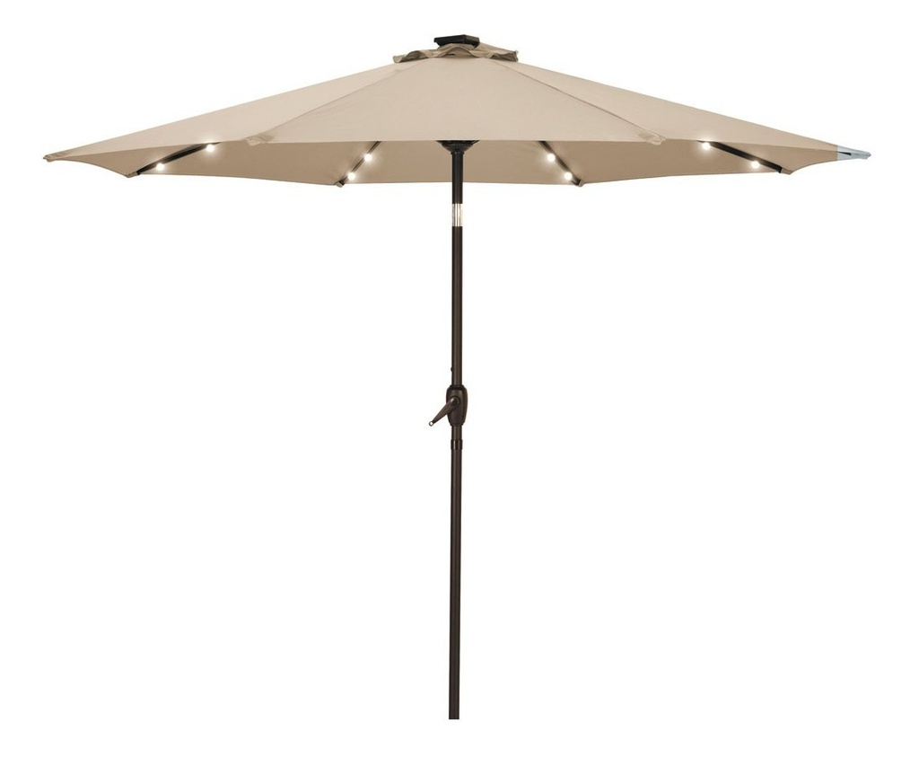 Sombrilla Solar Kushiro Ssk-4l Con Luz Interna
