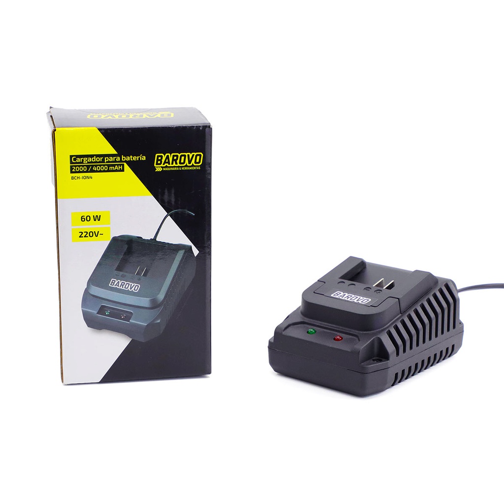 CARGADOR BAROVO PARA BATERIA 2000/4000 mAH BCH ION4