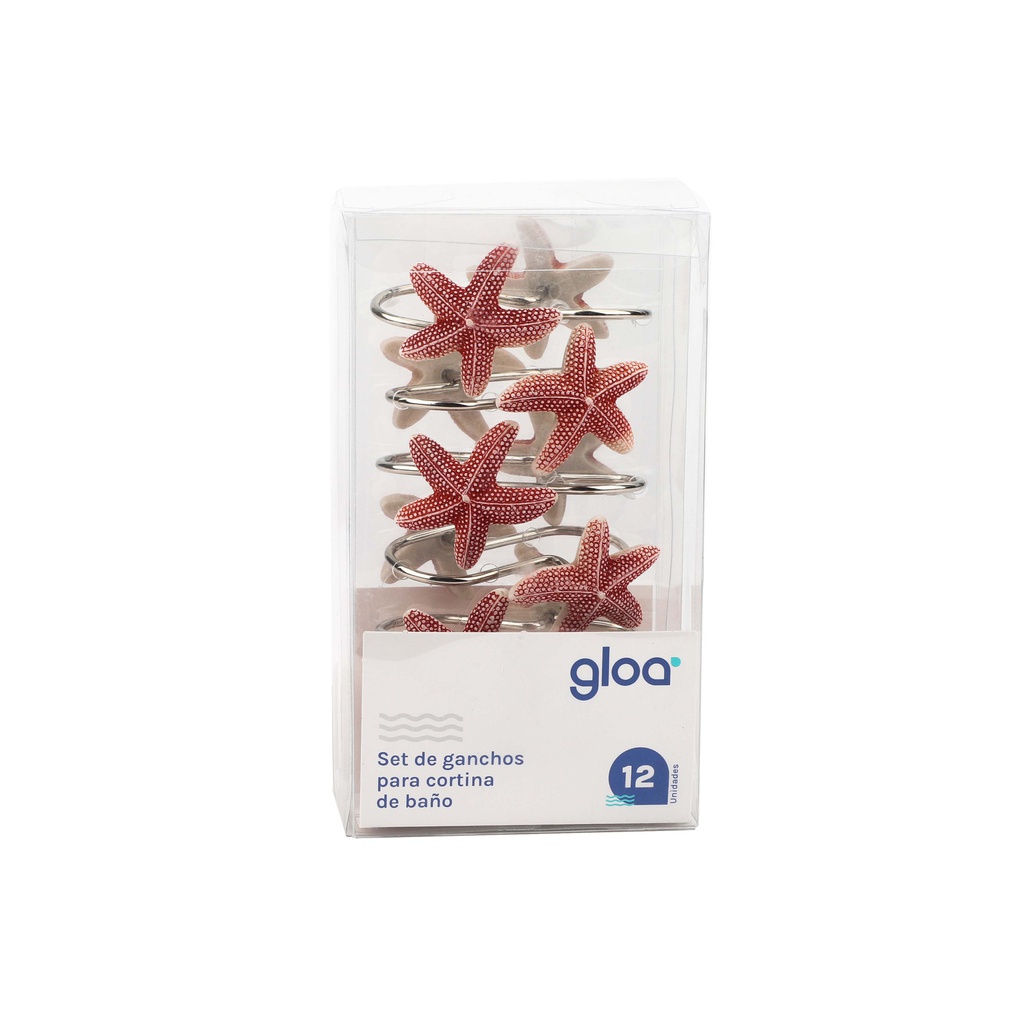 SET DE GANCHOS PARA CORTINA GLOA SGR-04