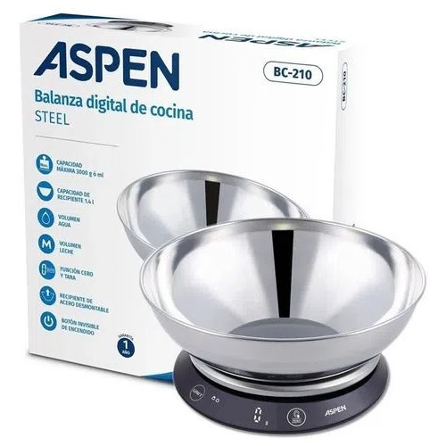 BALANZA COCINA ASPEN DIGITAL BC-210 EK3280