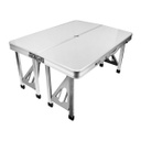 SET DE CAMPING KUSHIRO FSCI-P4BA PLEGABLE 4 BANCOS