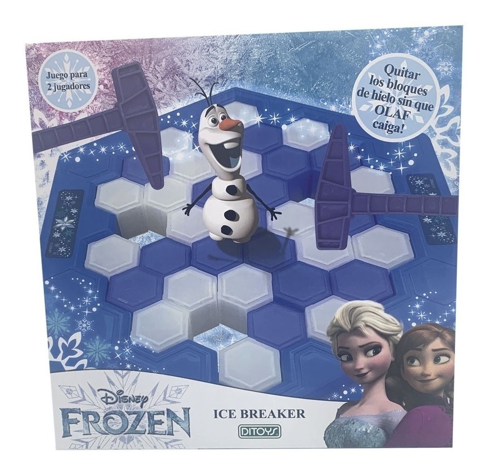 Juego De Mesa Frozen Ice Breaker Ditoys Que No Se Caiga Olaf