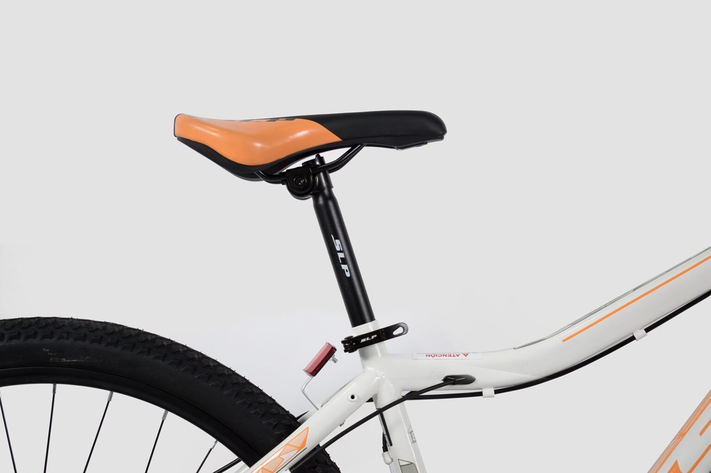BICICLETA MTB SLP 5PRO R29 LADY T18 0016300 BLANCO-NARANJA-DORADO